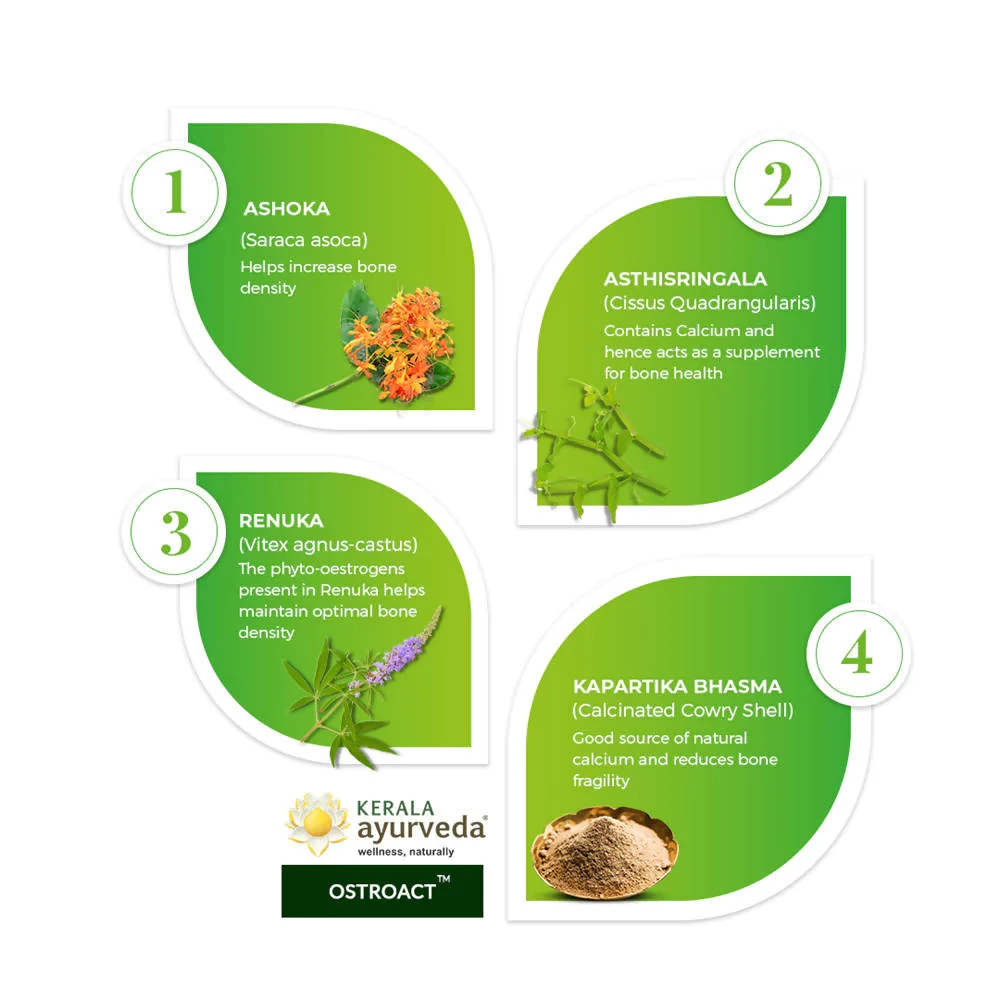 Kerala Ayurveda Ostoact Tablets, 100 Tablets-3.webp